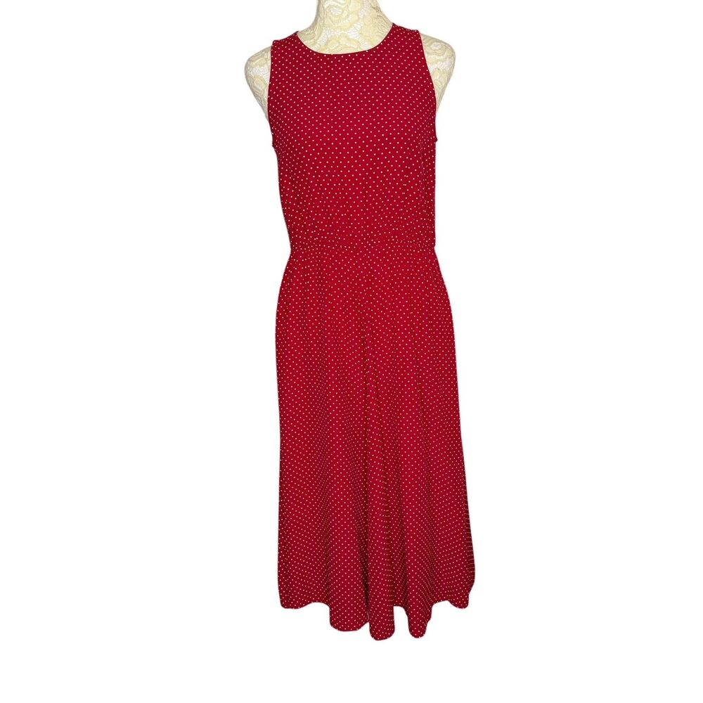 My Michelle Vintage Midi Dress Fit Flare Polka Dot Red S? M?